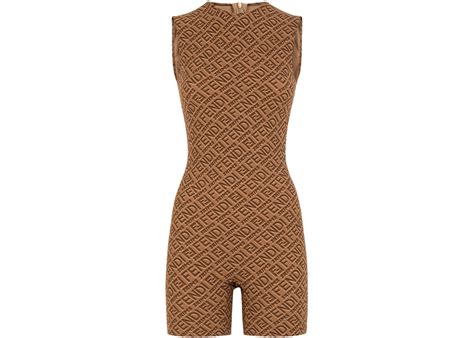 fendi skims long sleeve bodysuit|sleeveless mid thigh bodysuit Fendi.